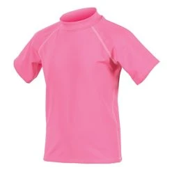 Swimsuits Toddler Girl Little Dolfin® Rash Guard Swim Shirt - Pink