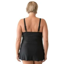 Swimsuits Plus Size Del Raya Electric Leopard 3-Tier Swimdress -Franco Sarto shop 131956e9 d365 4f62 ac7e 0d8da521e14b