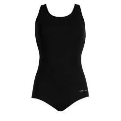 Swimsuits Womens Dolfin® Conservative Lap One Piece Swimsuit - Black