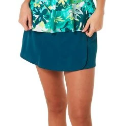 Swimsuits Womens Cazimi Solid Swim Skirt