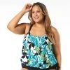 Swimsuits Plus Size Beach House Sarah Side Tie Blouson Tankini Swim Top -Franco Sarto shop 438399da c80c 41f4 bab5 08d7c199dc95