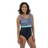 Swimsuits Womens Dolfin® Aquashape Tranquility One Piece Swimsuit -Franco Sarto shop 45c1b9d5 e38f 48c7 9bda c848f0ce30e0