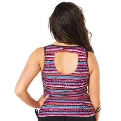 Swimsuits Women Free Country Crochet Stripe Full Side Tankini Swim Top -Franco Sarto shop 483847e9 c675 4d2a 8d7c 21d17d96d00e