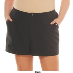Swimsuits Plus Size Cazimi Solid Elastic Waistband Board Swim Shorts -Franco Sarto shop 495449ab 693c 47db af48 2e7b5df1e817