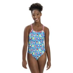 Swimsuits Womens Dolfin® Uglies Poolside String Back One Piece Swimsuit