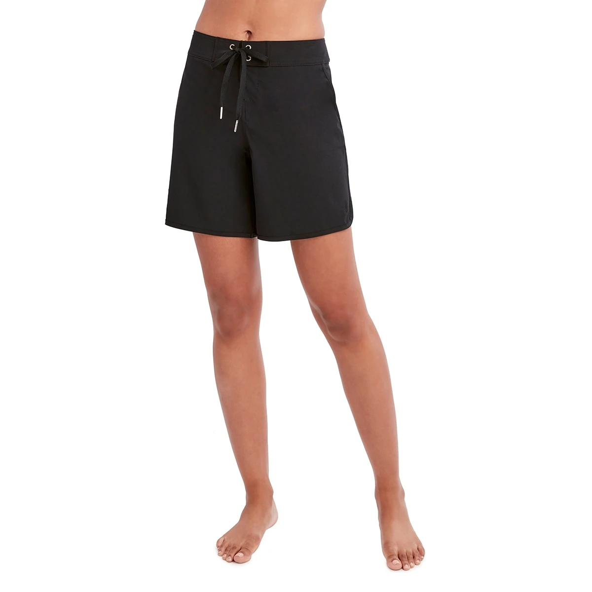 Swimsuits Womens Nautica 9 Inch Board Shorts Swim Bottoms - Black 3 Swimsuits Womens Nautica 9 Inch Board Shorts Swim Bottoms - Black