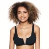 Swimsuits Juniors California Sunshine V Wire Swim Top - Black -Franco Sarto shop 70054c38 1e62 4f5f 89c3 1647b248398d