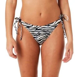 Swimsuits Juniors Forever 21 Zebra High Leg Bikinis Swim Bottom