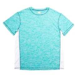 Swimsuits Young Mens Surfzone Space Dye Short Sleeve Rashguard Shirt