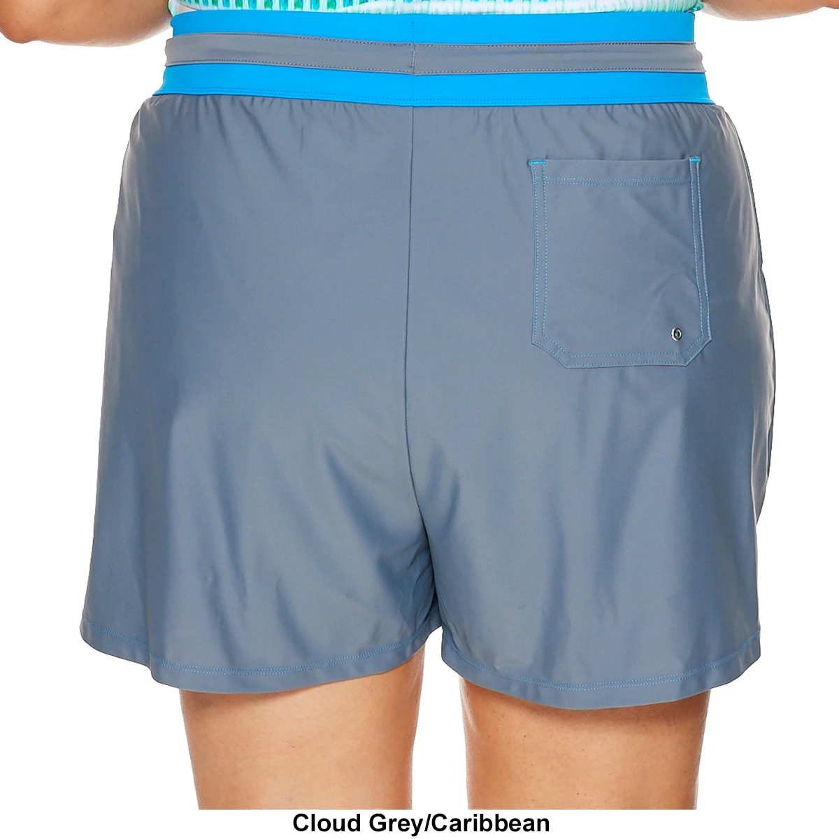 Swimsuits Plus Size Free Country Drawstring Swim Shorts With Contrast Brief 4 Swimsuits Plus Size Free Country Drawstring Swim Shorts With Contrast Brief - Image 2