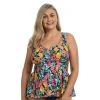 Swimsuits Plus Size Maxine Wildflower Empire Tankini Swim Top -Franco Sarto shop 8ce761f5 4388 46ac 8cd1 c4fc2cc1a503