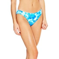 Swimsuits Juniors California Sunshine Tie Dye Moderate Coverage Swim Bottom