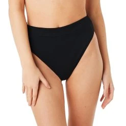 Swimsuits Juniors Forever 21 Waffle High Waist Bikinis Swim Bottom