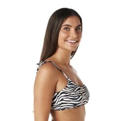 Swimsuits Juniors Forever 21 Zebra One Shoulder Tie Bralette Swim Top -Franco Sarto shop 948e3bdc 0bed 4f46 8549 5e09409f6e52