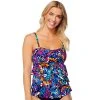 Swimsuits Womens Leilani Sanibel Shores Tiered Tankini Swim Top -Franco Sarto shop 9ce304f3 08da 4576 bf8b 9921b359075f