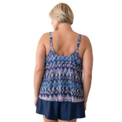 Swimsuits Plus Size Del Raya Watercolor Overlay Romper One Piece Swimsuit -Franco Sarto shop ac36c15c fdcc 440c 840f 1b26a26f2392