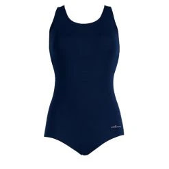 Swimsuits Womens Dolfin® Conservative Lap One Piece Swimsuit - Navy