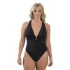 Swimsuits Womens Dolfin® Aquashape Solid Contemporary One Piece Swimsuit -Franco Sarto shop d1f4ac10 eb9e 4c06 8de0 8f3b64def5e4