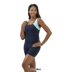 Swimsuits Womens Dolfin® Aquashape Color Block Aquatard Swimsuit -Franco Sarto shop dd0f512b cc22 4122 8d6c 5910892bf680