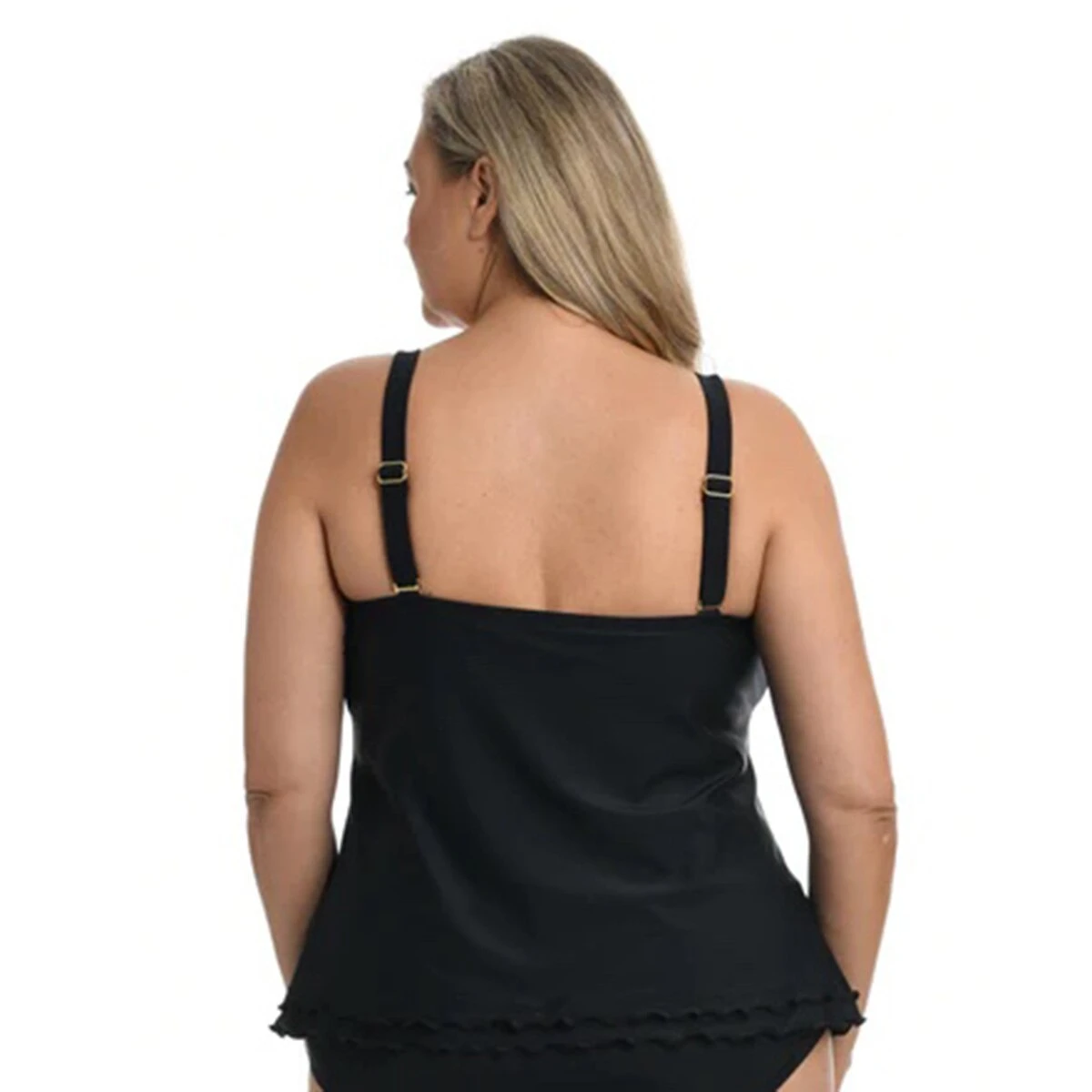 Swimsuits Plus Size Maxine Fiji Floral Ruffle Tankini Swim Top 4 Swimsuits Plus Size Maxine Fiji Floral Ruffle Tankini Swim Top - Image 2