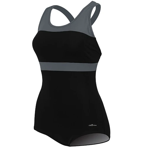 Swimsuits Womens Dolfin® Conservative Color Block Lap One Piece Swimsuit 3 Swimsuits Womens Dolfin® Conservative Color Block Lap One Piece Swimsuit