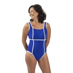 Swimsuits Womens Dolfin® Aquashape Moderate Square Neck One Piece Swimsuit